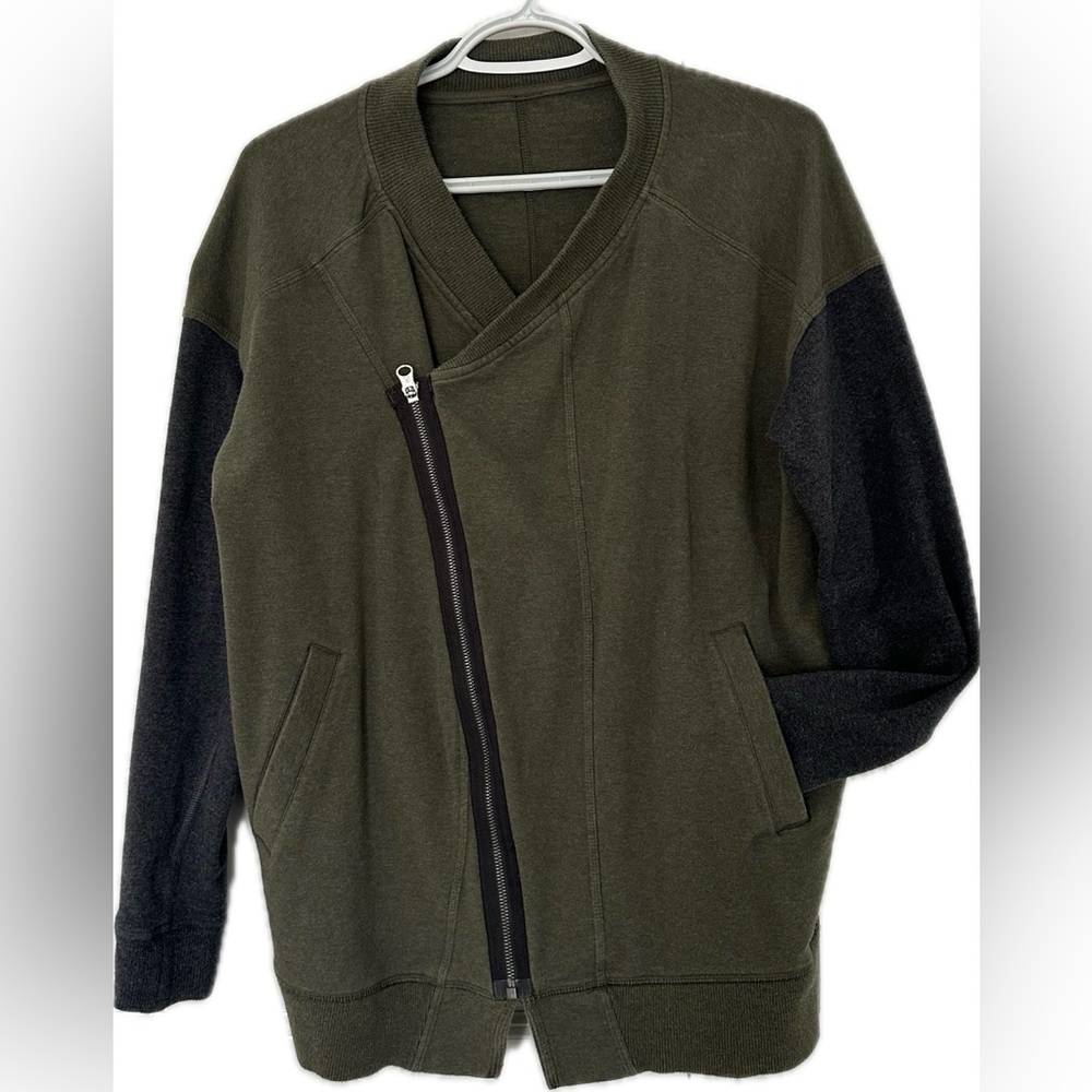 LULULEMON cotton zip-up jacket